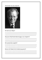 Vorschau - Stundenentwürfe - Willy Brandt und seine Ostpolitik Aufgaben und Lösungen - Seite 1