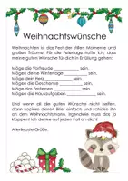 Vorschau - Mal- und Bastelvorlagen - Waschbärklasse - Weihnachten Gedichte und Grußkarten - Seite 1