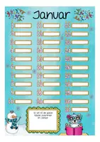 Vorschau - Merkblätter - Geburtstagskalender Waschbärklasse - Seite 2