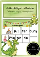 Vorschau - Spiele - Silbenklapper Märchen - Leselernprozess - Deckblatt