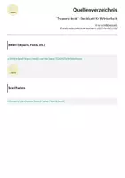 Vorschau - Arbeitsblätter - 'Treasure book' - Deckblatt für Wörterbuch - Seite 1