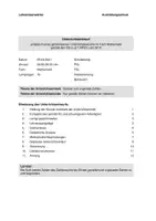 Vorschau - Stundenentwürfe - Unterrichtsentwurf - Gerade und ungerade Zahlen - Mathematik Klasse 1 - Seite 1
