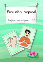 Vista previa - Tarjetas / Manipulativos - Percusion corporal tarjetas con imagenes A4 - Portada