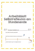 Vorschau - Arbeitsblätter - Materialpaket Selbstreflexion von Lernen & Kooperation - Seite 1