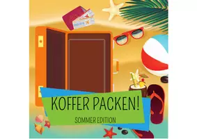 Vorschau - Spiele - Koffer packen inkl. Spielfeld und Bildkarten (Sommer-Edition) - Deckblatt