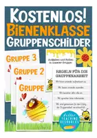 Vorschau - Poster - Gruppenschilder Bienenklasse kostenlos - Deckblatt