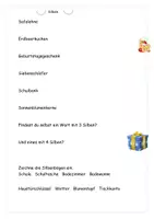 Vorschau - Stundenentwürfe - Silben lesen, erkennen und schreiben Aufgaben mit Lösungen - Seite 3