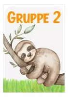 Vorschau - Stationenlernen - Gruppenschilder Faultierklasse KOSTENLOS - Seite 2