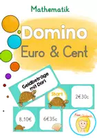 Vorschau - Spiele - Domino Geldbeträge - Euro & Cent - Deckblatt