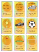 Vorschau - Arbeitsblätter - Lesespiel FUßBALL - Ich habe... Wer hat...? - WM Weltmeisterschaft 2026 - EM Europameisterschaft - Seite 1