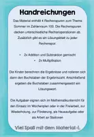 Vorschau - Arbeitsblätter - Rechenspur Sommer Zahlenraum 100 - Seite 2