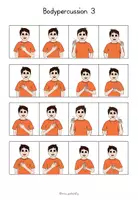 Vista previa - Tarjetas / Manipulativos - Percusion corporal/Bodypercussion Pattern 3 - página 3