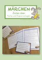Vorschau - Aufgabenkarten - Zeiten - Märchen - Deckblatt