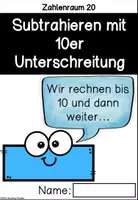 Vorschau - Arbeitsblätter - Subtrahieren mit 10er Unterschreitung im ZR 20 - Arbeitsblätter + Lösungen - Seite 1