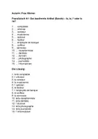 Vorschau - Arbeitsblätter - Französisch A1 der bestimmte Artikel Berufe ´Lösung - Deckblatt