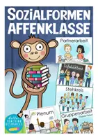 Vorschau - Fördermaterial/Inklusion - Sozialformen Tafeltransparenz Affenklasse - Deckblatt