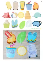 Vorschau - Spiele - Summer Vocabulary Boards - Deckblatt