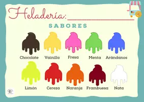 Vista previa - Juegos / Gamificación - JUEGO DIDÁCTICO: LA HELADERÍA (A partir de 4-5 años) - Portada