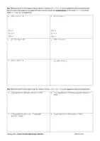 Vorschau - Arbeitsblätter - Übungszettel: Lineare Funktionsgleichung aufstellen (mit Lösungen) - Seite 3