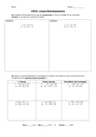 Vorschau - Test - Kompetenzcheck: Lineare Gleichungssysteme 4 (mit Lösungen) - Seite 1