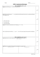Vorschau - Test - Kompetenzcheck: Quadratische Gleichungen 1 (mit Lösungen) - Seite 1