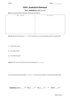 Vorschau - Test - Kompetenzcheck: Quadratische Gleichungen 3 (mit Lösungen) - Seite 1
