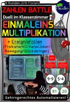 Vorschau - Stundenentwürfe - Zahlen Battle - 1x1 Multiplikation - Deckblatt