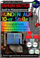 Vorschau - Stundenentwürfe - Zahlen Battle - Runden auf die Zehnerstelle - Deckblatt