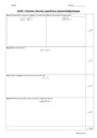 Vorschau - Arbeitsblätter - Kompetenzcheck: Potenzen, Logarithmus, Exponentialgleichungen (mit Lösungen) - Seite 1