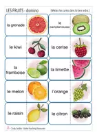 Vista previa - Juegos / Gamificación - LES FRUITS domino francés (frutas) - página 2