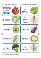 Vorschau - Spiele - Französisch Domino les légumes (Gemüse) - Seite 1