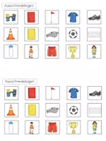 Vorschau - Arbeitsblätter - Rechenspaziergang FUßBALL Addition Subtraktion Zahlenraum 100 - WM Weltmeisterschaft 2026 - 2 Differenzierungen - Klasse 2 EM Europameisterschaft - Seite 3