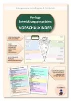 Vorschau - Anderer Materialtyp - Vorlage: Entwicklungsgespräch für Vorschulkinder - Deckblatt