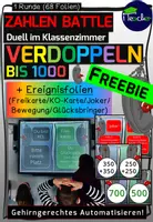 Vorschau - Stundenentwürfe - Zahlen Battle - Verdoppeln - ZR 1000 - Deckblatt