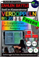 Vorschau - Stundenentwürfe - Zahlen Battle - Verdoppeln - ZR 20 - Deckblatt