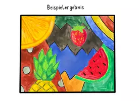 Vorschau - Stundenentwürfe - Pop Art Obst, Sommer, Kunst Grundschule, Früchte, Jaxon-Kreiden - Seite 2