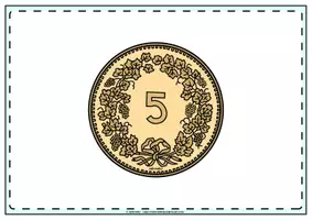 Vorschau - Präsentationen/Tafelbilder - Tafelbilder Schweizer Geld | Franken & Rappen - Seite 1