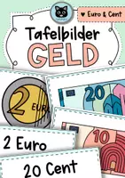 Vorschau - Präsentationen/Tafelbilder - GELD Tafelbilder | Münzen & Geldscheine | Euro & Cent - Deckblatt