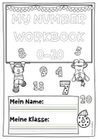 Vorschau - Arbeitsblätter - Numbers 0-20 - Workbook / Arbeitsheft / Übungen - Seite 1