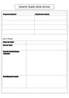 Vorschau - Arbeitsblätter - Utopie_ Stadt ohne Armut und Reichtum - Deckblatt