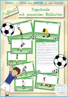 Vorschau - Bildkarten - Fussball - Yogastunde mit passenden Bildkarten - Deckblatt