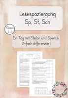 Vorschau - Spiele - Lesespaziergang Sp St Sch - Deckblatt