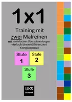 Vorschau - Merkblätter - 1x1-Training zwei Malreihen MIT Überschneidungen - Einführung - Deckblatt