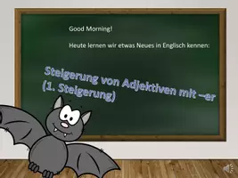 Vorschau - Präsentationen/Tafelbilder - Lernvideo und Folien zu Adjektive erste Steigerung - Englisch - Seite 2