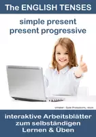 Vorschau - Arbeitsblätter - The Present Tenses - Deckblatt
