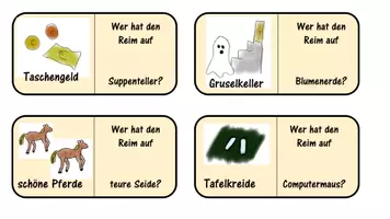 Vorschau - Spiele - Reimdomino - Lesedomino / Lesekette, inklusive digitaler Lernapp - Seite 2
