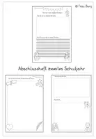 Vorschau - Arbeitsblätter - Abschlussheft 2. Klasse - Deckblatt