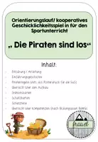 Vorschau - Stationenlernen - Laufen, Werfen, Springen: Orientierungslauf / kooperatives Geschicklichkeitsspiel - Seite 1