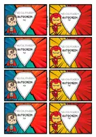 Vorschau - Mal- und Bastelvorlagen - Superheldenklasse: Hausaufgabengutschein | Klassenraum - Seite 3