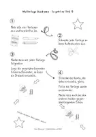 Vorschau - Mal- und Bastelvorlagen - Geschenk zum Muttertag (Quadrama basteln) - Seite 1